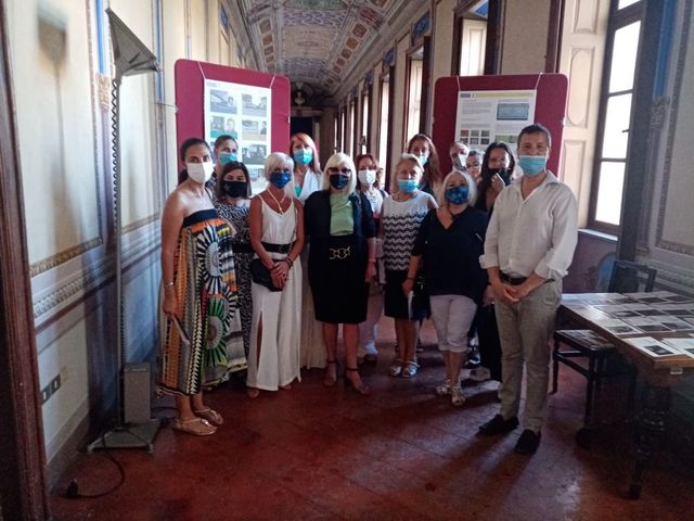 La Commissione per le Pari Opportunità della Provincia di Asti in visita alla mostra "Le Madri della Repubblica" a San Damiano d'Asti